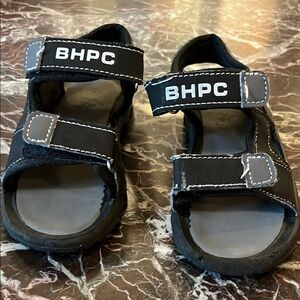 Kids Black Sandals